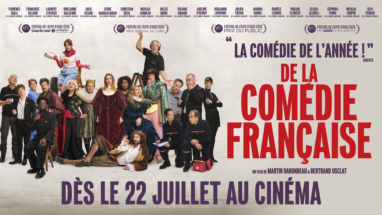 Bande-annonce DE LA COMÉDIE-FRANÇAISE, de B. Usclat & M. Darondeau, dès le 22 juillet au cinéma